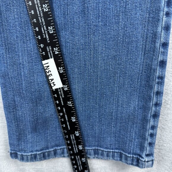 J. Jill Bootcut Jeans Mid Rise Medium Wash Denim Stretch Womens Size W31 Blue - Picture 10 of 12
